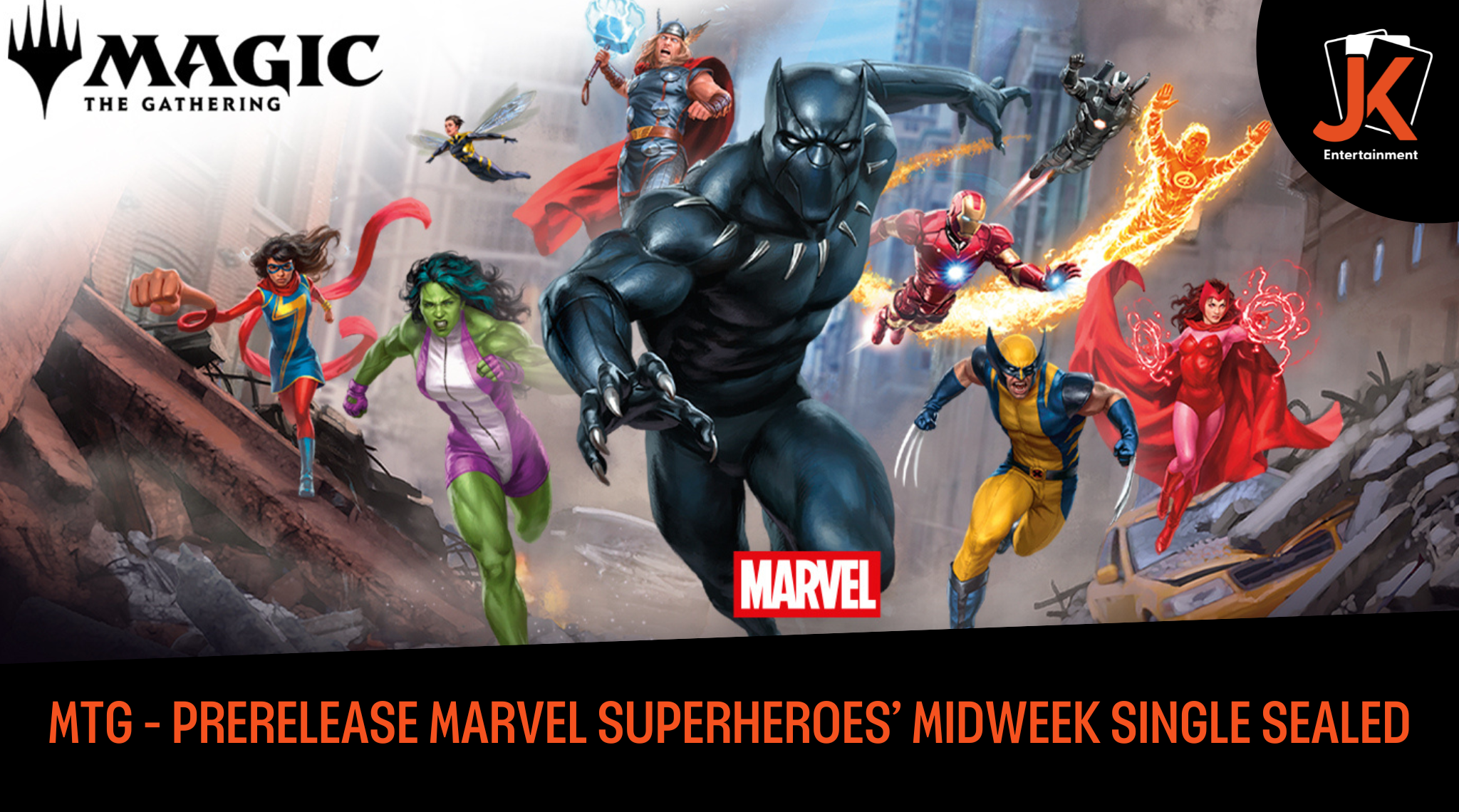 Midweek Prerelease  "Marvel's Superheroes"   Single Sealed