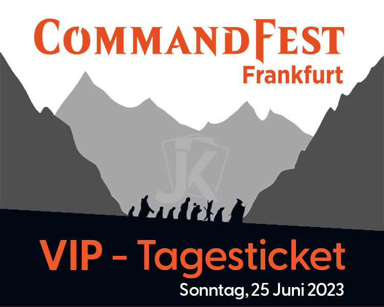 Commandfest 2023 - VIP-Sonntag-Tagesticket