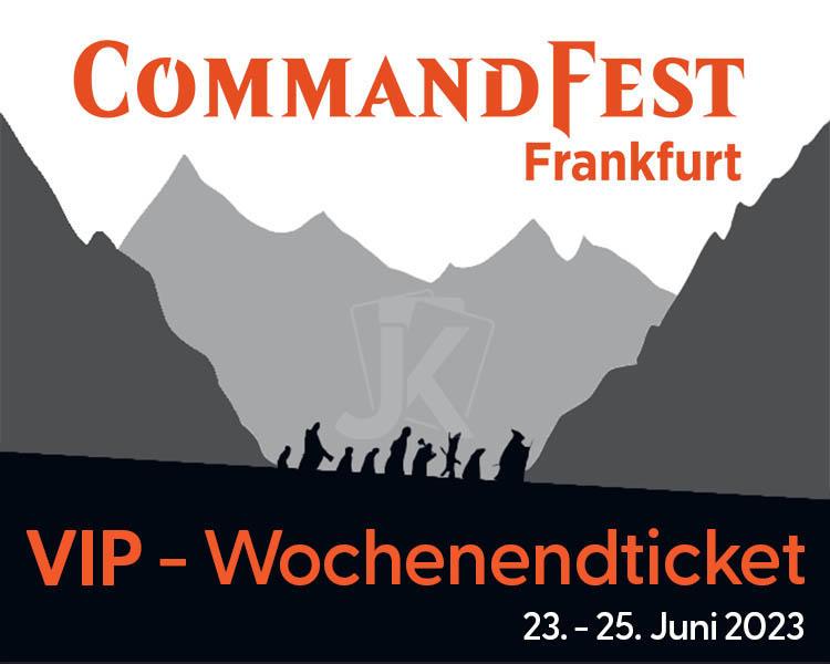 Commandfest 2023 - VIP Wochenend-Ticket