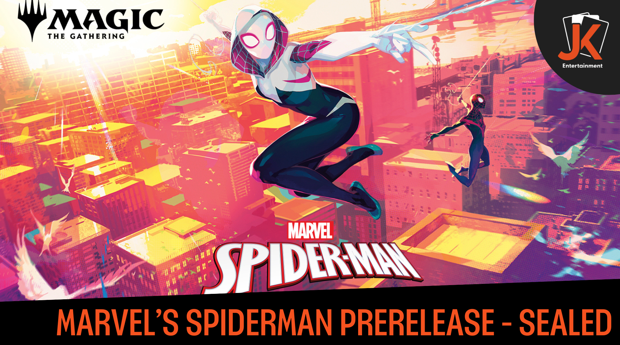 Prerelease "Marvel's Spiderman" Single Sealed Prerelease "Marvel's Spiderman" Single Sealed