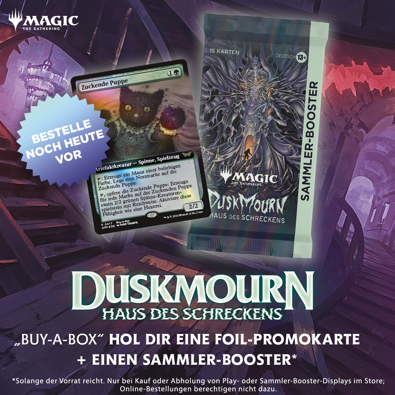 Vorbestellung: Duskmourn: House of Horror Play Booster Box [20.09.2024]